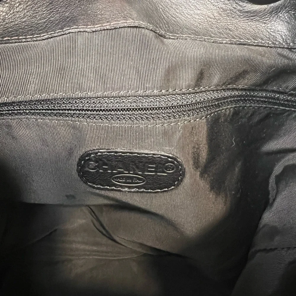 💯💎Authentic💎 CHANEL CC Turnlock Lambskin Leather Backpack - Picture 9 of 14